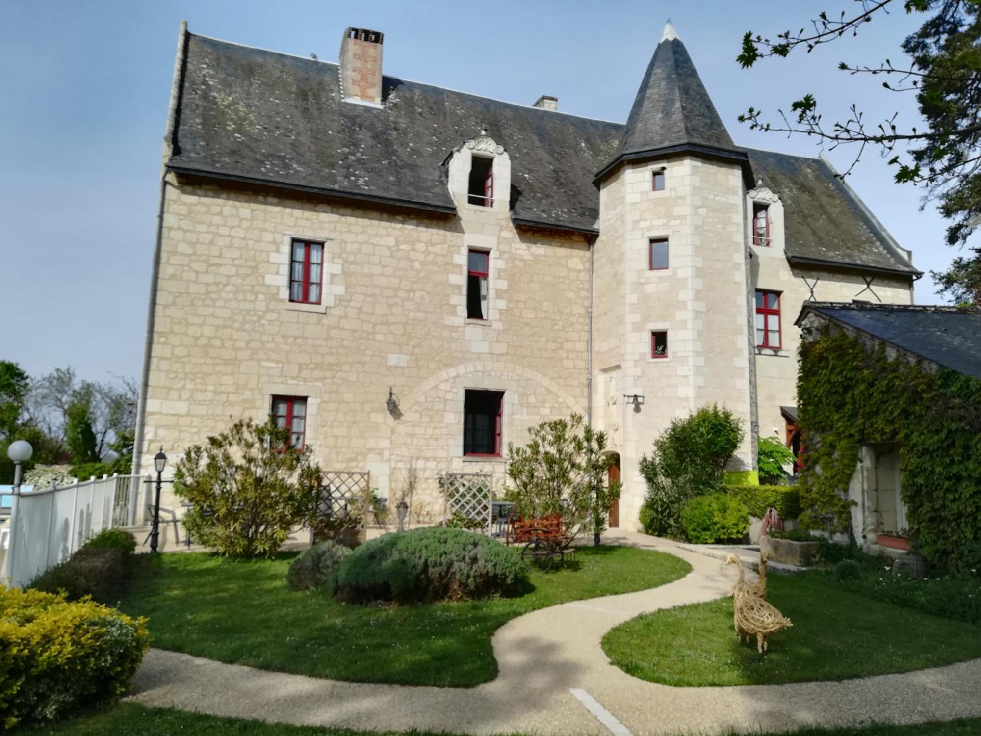Manoir de l'Abbaye Bed & Breakfast Seuilly Dış mekan fotoğraf