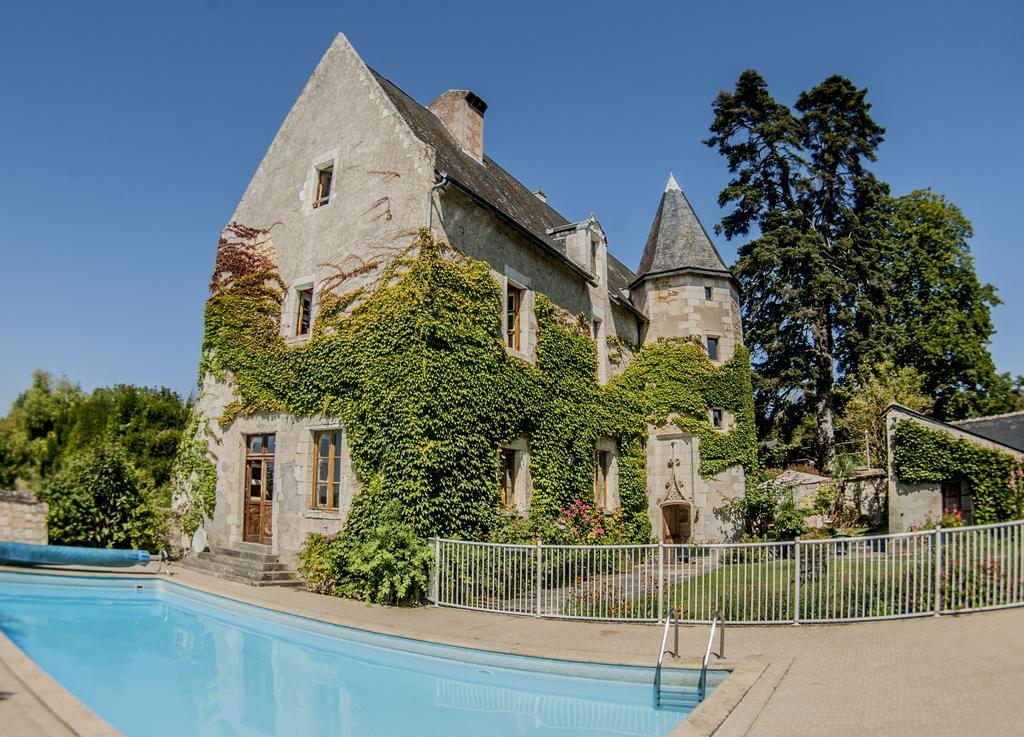 Manoir de l'Abbaye Bed & Breakfast Seuilly Dış mekan fotoğraf